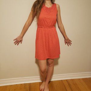 4/$20 Bright Coral Dress